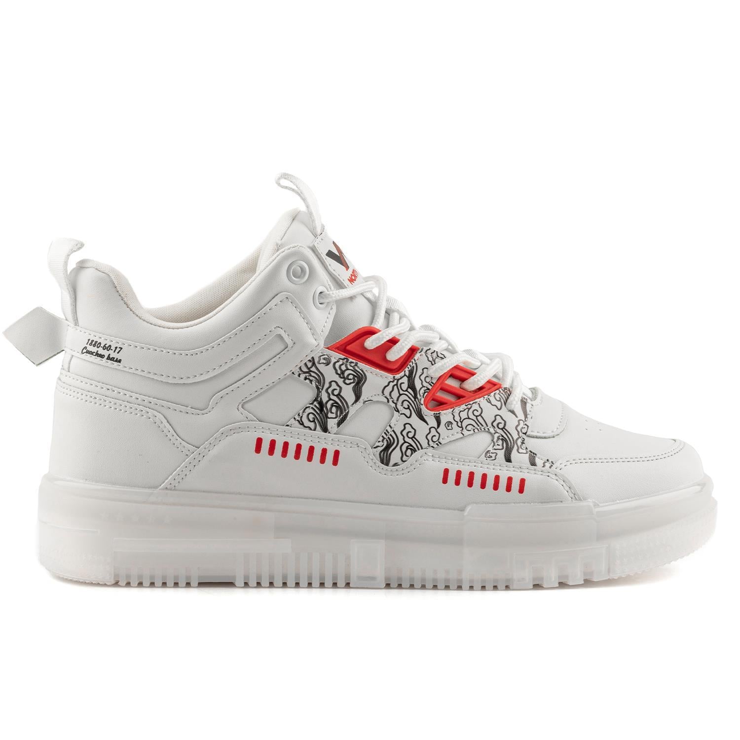 Almost Unisex Sneakers - BEYAZ KIRMIZI