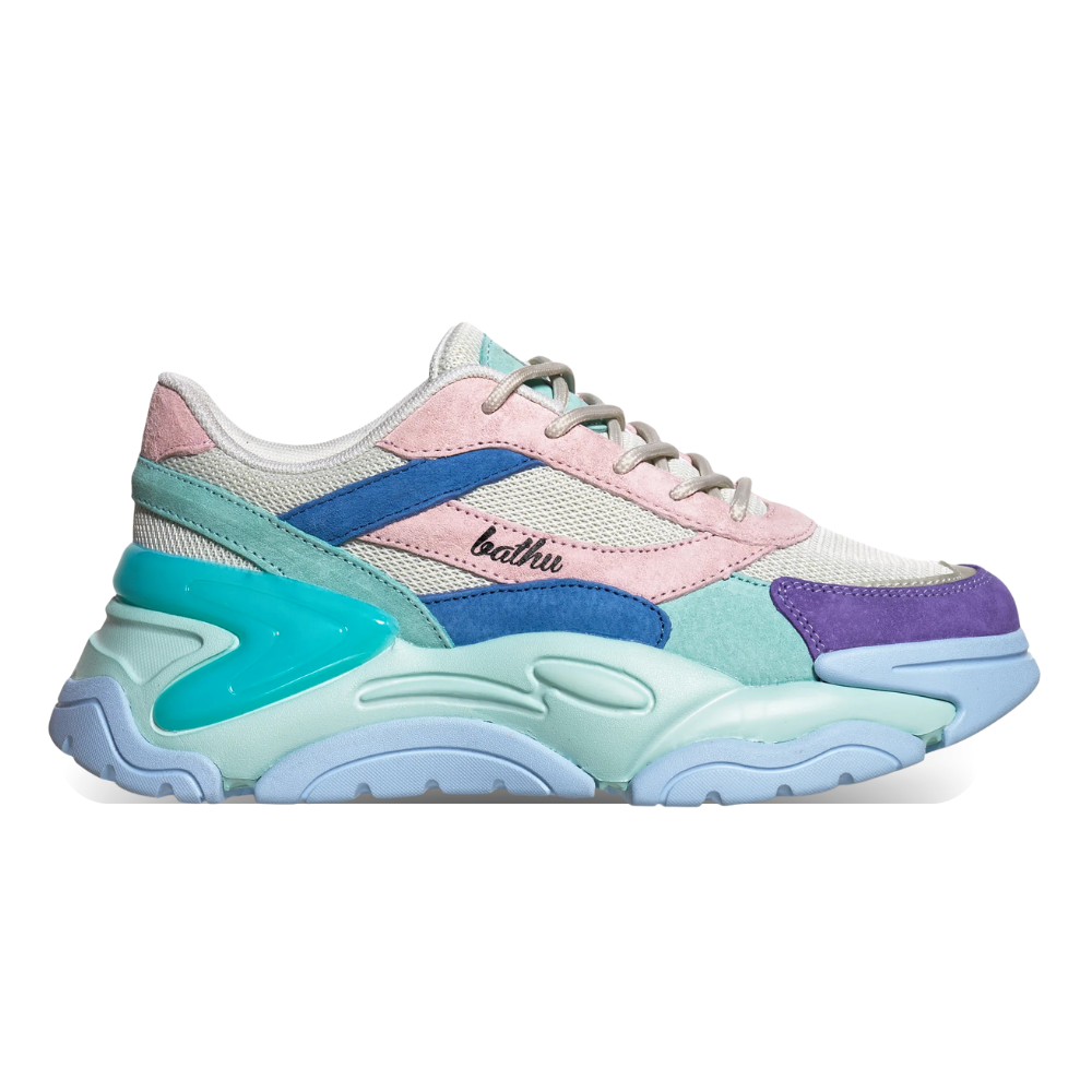 Bathu 908 Unisex Ayakkabı - PASTEL YEŞİL PEMBE