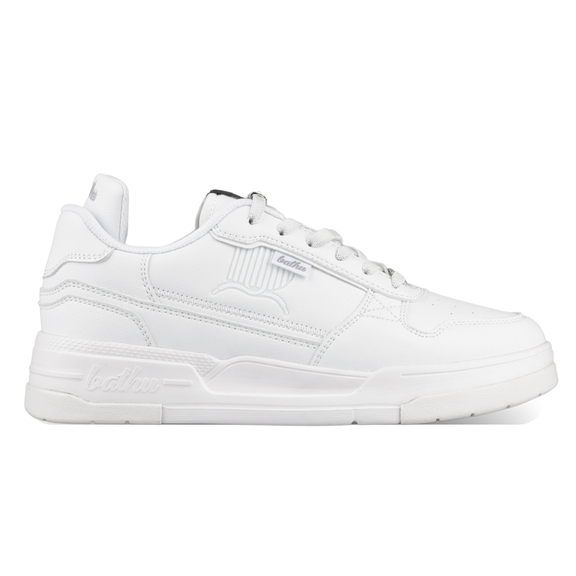 Bathu Journey Erkek Deri Sneaker - BEYAZ BEYAZ