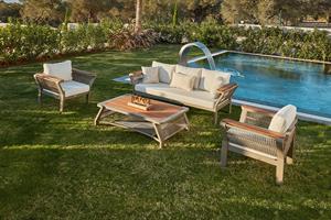 Vicenza Bahçe Balkon Oturma Grubu 3+1+1+S Oturma Grupları  Erinöz