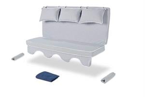 Salıncak Minder Kılıf Takımı 3 Kişilik - Minder: Lacivert Çizgili Tente: Lacivert - Salvia Salıncak Minder Kılıfları Salıncak Kılıf Takımı 3 Kişilik I Salıncak Minder Kılıfı Modelleri & Fiyatları Erinöz