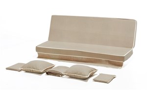 Salıncak Minder Takımı 4 Kişilik (Süngerli) - Panayır Krem Salıncak Minderleri  Erinöz