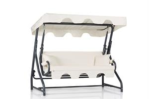 Olea 3 Kişilik Bahçe Balkon Teras Salıncağı - Ekru Salıncaklar Olea 3 Kişilik Bahçe Balkon Salıncağı - Salıncak Modelleri & Fiyatları Erinöz