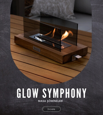 Glow Symphony Masaüstü Şömine