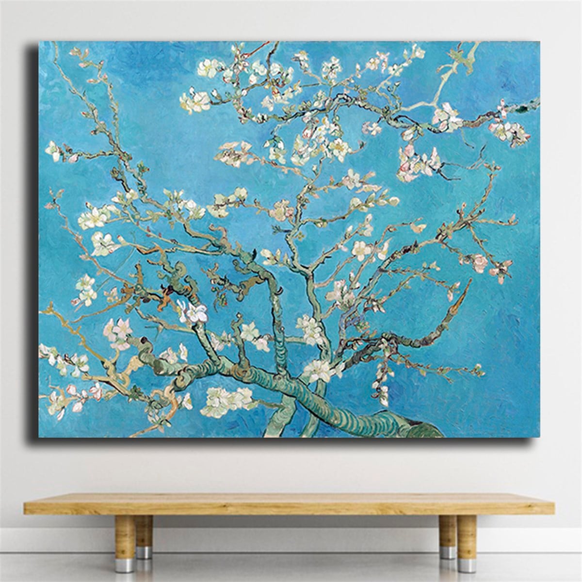 Çiçek Açan Badem Ağacı Vincent van Gogh Kanvas Tablo Çiçek Açan Badem Ağacı Vincent van Gogh Kanvas Tablo Dikey Soyut Tablolar KARAHAN ÇERÇEVE ve KANVAS TABLO