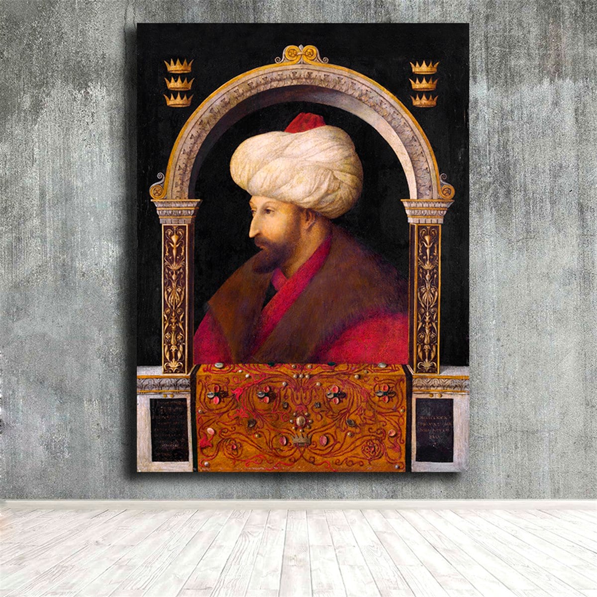 Fatih Sultan Mehmet Kanvas TabloFatih Sultan Mehmet Kanvas TabloKanvas Osmanlı Tabloları