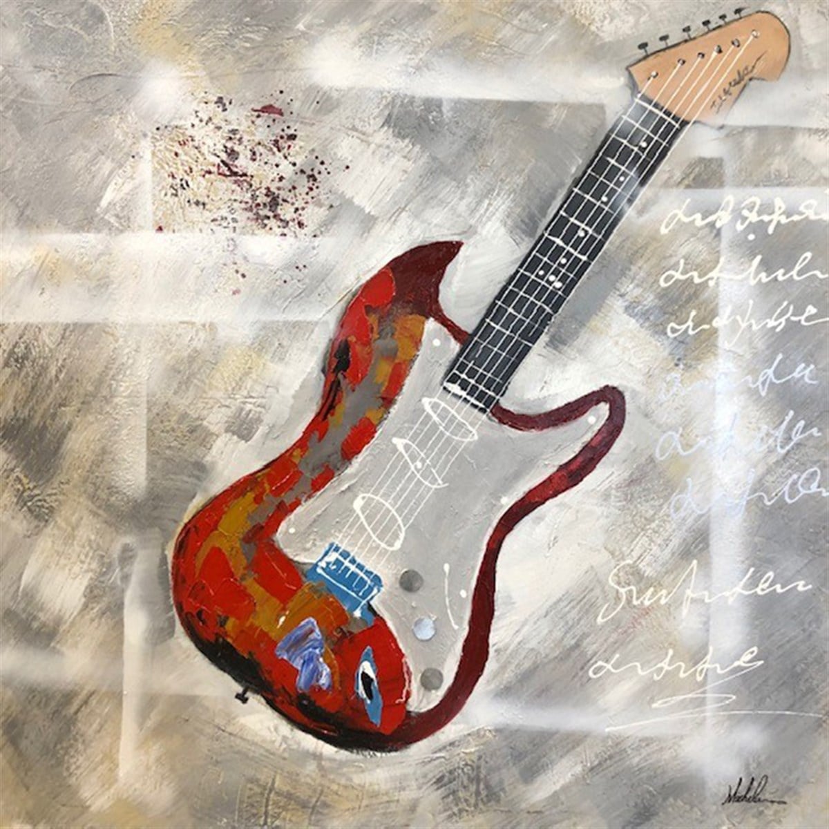 Kanvas Tablo Gitar Kanvas Tablo Gitar Modelleri | Çerçeveli Hayvan Tabloları Yiyecek İçecek Müzik KARAHAN ÇERÇEVE ve KANVAS TABLO