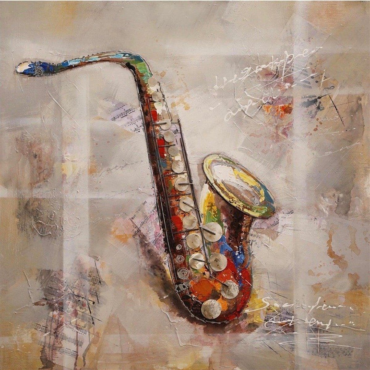 Kanvas Tablo Saksafon Kanvas Tablo Saksafon Modelleri | Çerçeveli Müzik Aleti Tabloları Yiyecek İçecek Müzik KARAHAN ÇERÇEVE ve KANVAS TABLO