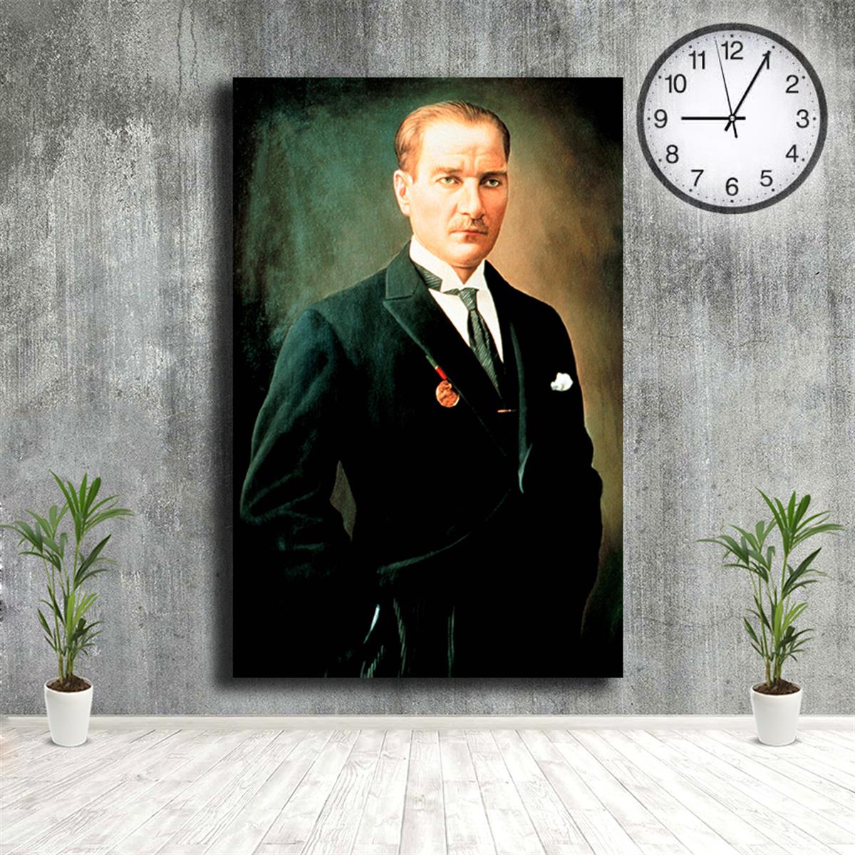 Madalyalı Eli Cebinde Atatürk Kanvas TabloMadalyalı Eli Cebinde Atatürk Kanvas TabloKanvas Atatürk Tabloları