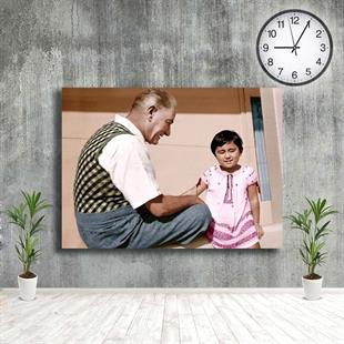 Atatürk ve Manevi Kızı Ülkü Adatepe Kanvas TabloAtatürk ve Manevi Kızı Ülkü Adatepe Kanvas TabloKanvas Atatürk Tabloları