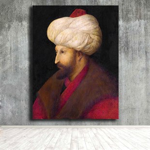 Fatih Sultan Mehmet Portresi Kanvas TabloFatih Sultan Mehmet Portresi Kanvas TabloKanvas Osmanlı Tabloları