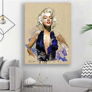 Modern Marilyn Monroe Kanvas TabloModern Marilyn Monroe Kanvas TabloKanvas Kadın Tabloları