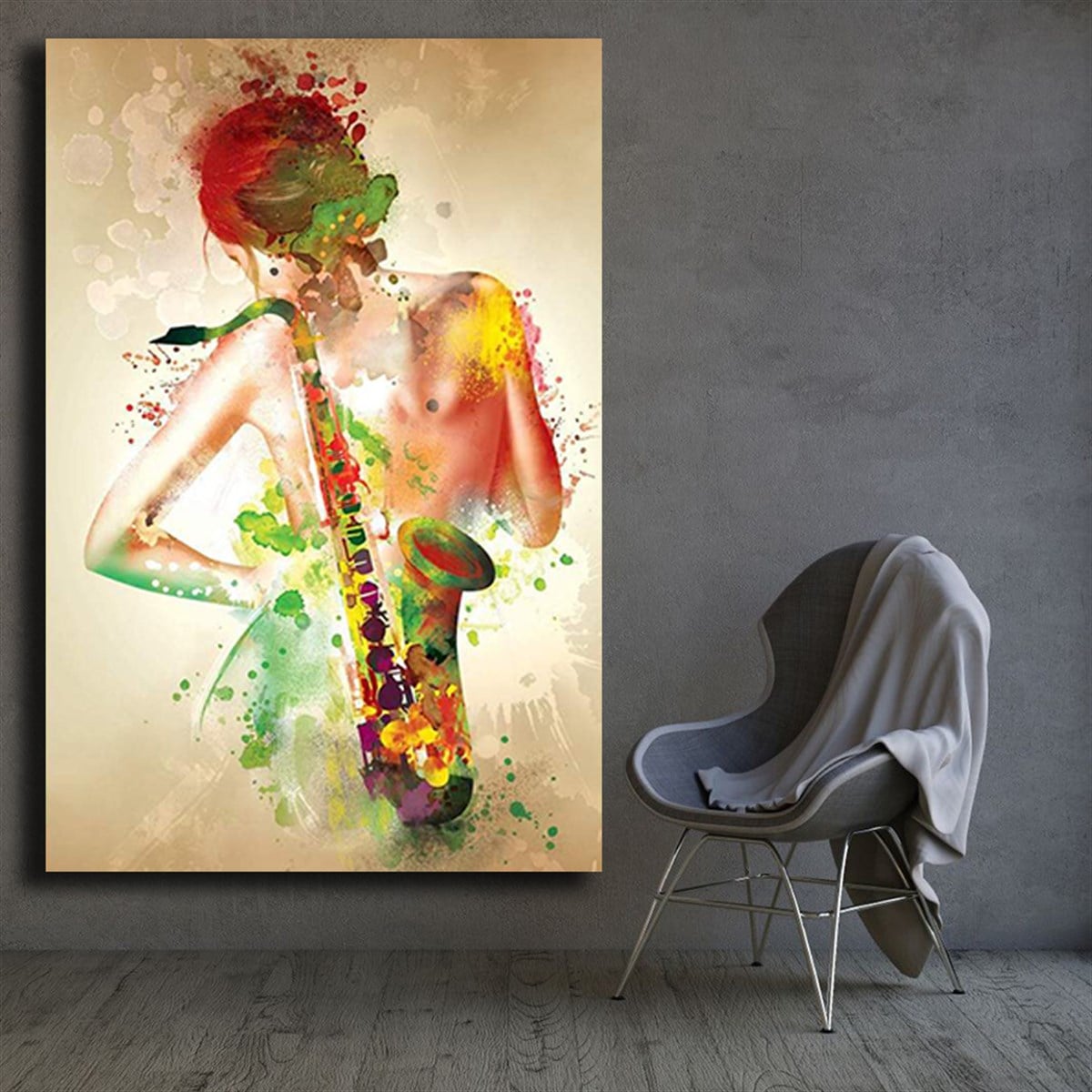 Bayan Figürlü Tablolar | Kanvas Tablo Saksafonlu KadınKanvas Tablo Saksafonlu KadınKanvas Kadın Tabloları