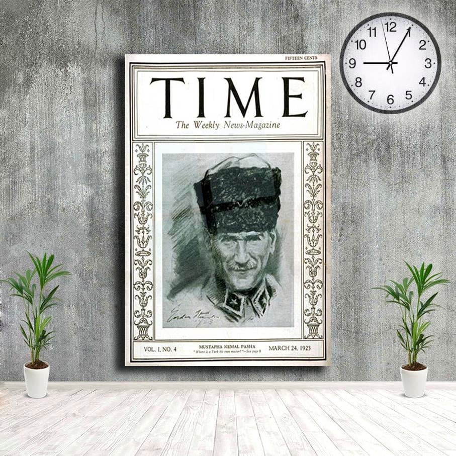 Cam Tablo Atatürk Time Dergisinde KapakCam Tablo Atatürk Time Dergisinde KapakCam Atatürk Tabloları