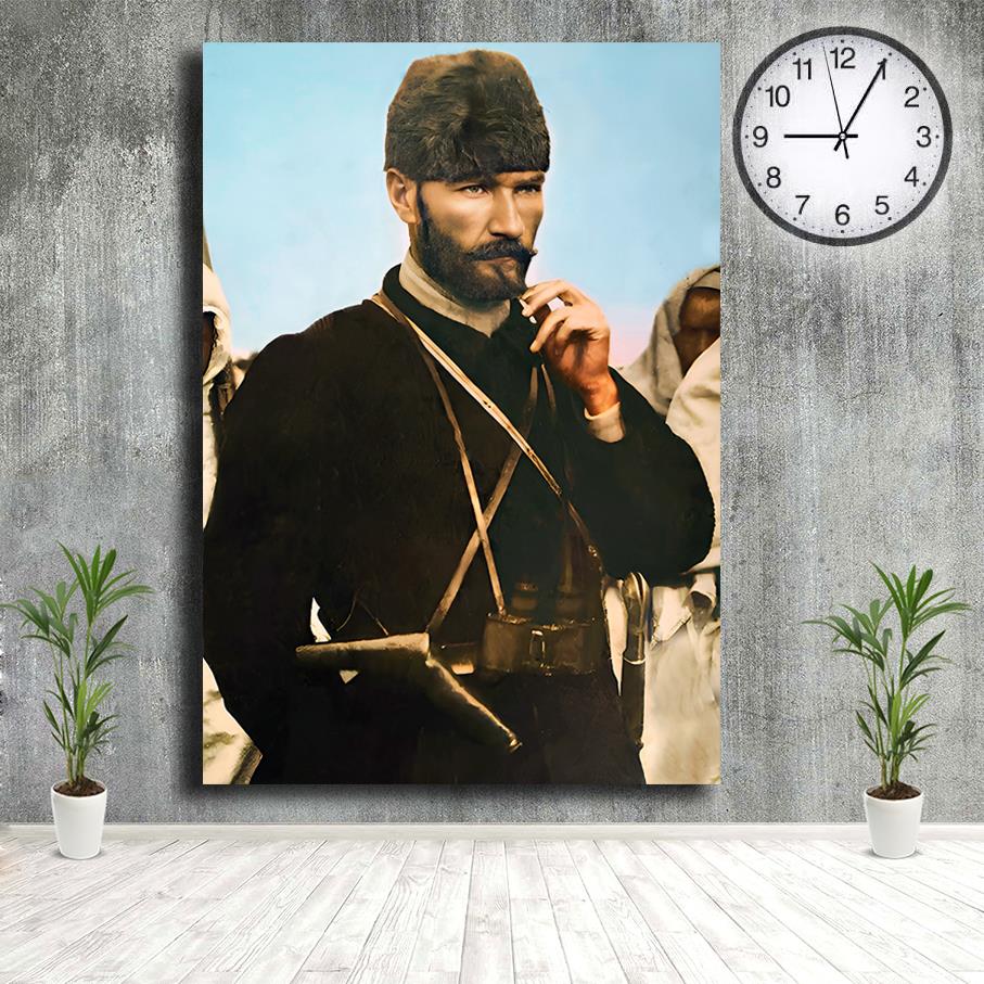 Cam Tablo Trablusgarp Savaşı Atatürk Tablosu Sakallı Mustafa KemalCam Tablo Trablusgarp Savaşı Atatürk Tablosu Sakallı Mustafa KemalCam Atatürk Tabloları