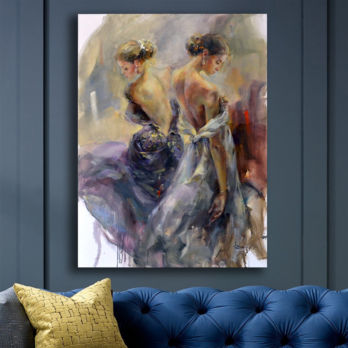 Sırt Dekolteli Kadınlar Modern Kanvas Tablo Sırt Dekolteli Kadınlar Modern Kanvas Tablo | Kadın Tabloları Kanvas Kadın Tabloları KARAHAN ÇERÇEVE ve KANVAS TABLO