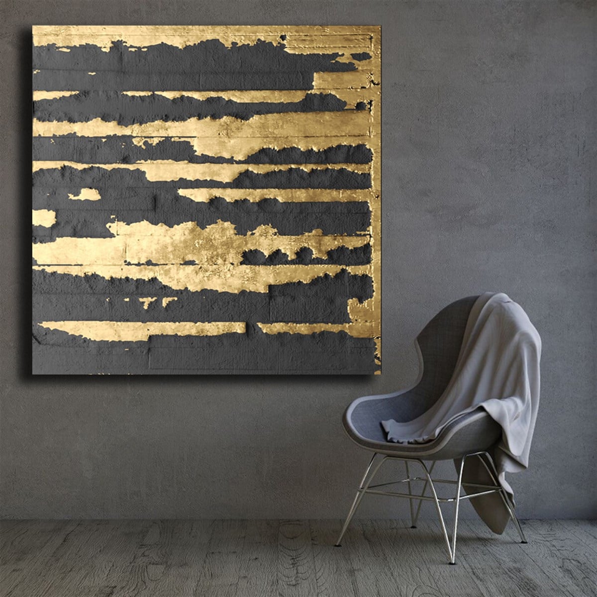 Soyut Kanvas Tablo Modelleri | Modern Canvas Tablo SetleriSoyut Kanvas Tablo Siyah Altın Soyuk KareKare Soyut Tablolar