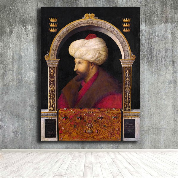 Fatih Sultan Mehmet Kanvas TabloFatih Sultan Mehmet Kanvas TabloKanvas Osmanlı Tabloları