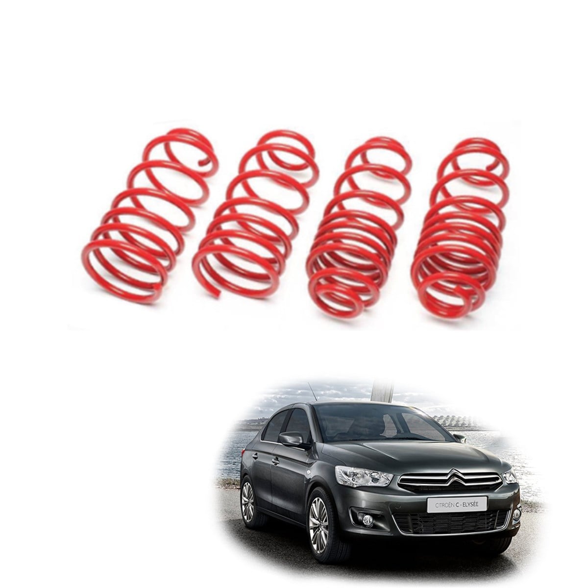 Citroen C-elysee spor yay helezon 40mm/40mm 2013-2019 Coil-ex