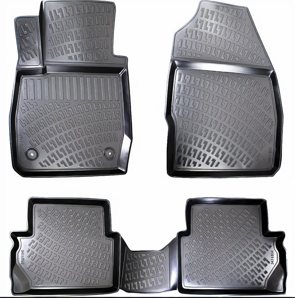 Citroen C3 3d havuzlu paspas 2003-2009 Rizline 