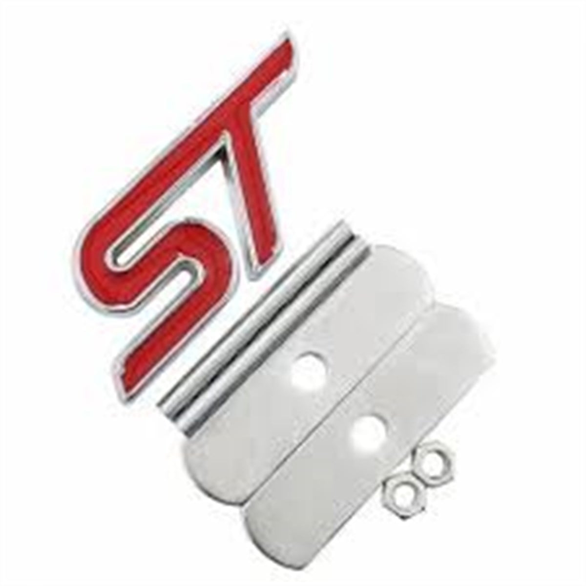 Ford ST 3D Metal Arma Amblem Logo Kırmızı