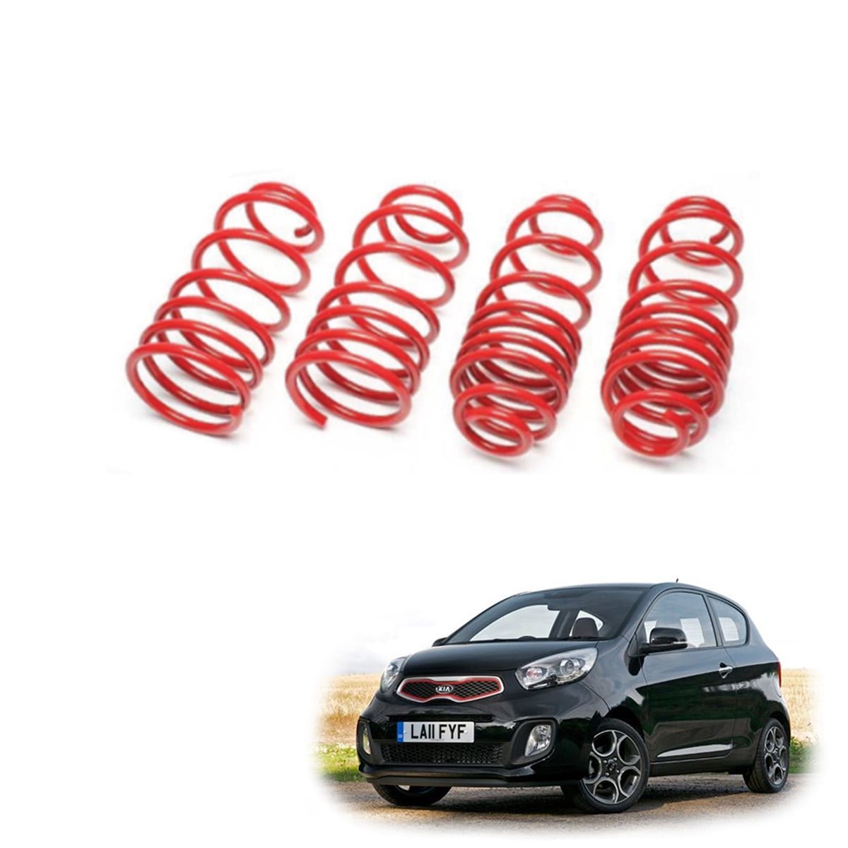 Kia Picato spor yay helezon 40mm/40mm 2004-2010 Coil-ex 