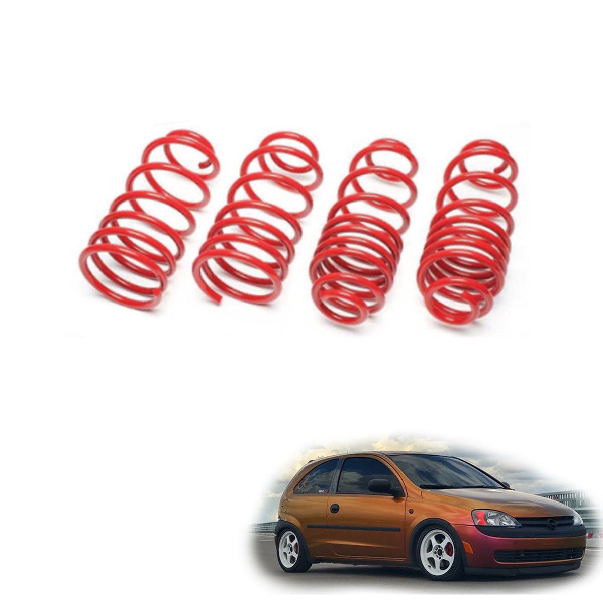 Opel Corsa C spor yay helezon 40mm/40mm 2001-2006 Coil-ex