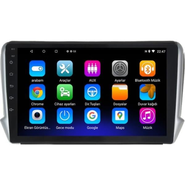 Audio StationPeugeot 2008 10.2 inç Android Navigasyon ve Multimedya Sistemi 2012-2020