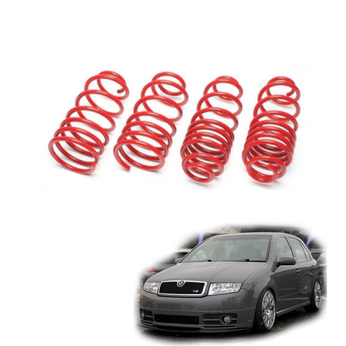 Skoda Fabia spor yay helezon 45mm/45mm 2000-2008 Coil-ex