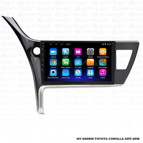 Audio StationToyota Corolla Android Carplay Navigasyon ve Multimedya Sistemi 2017-2018