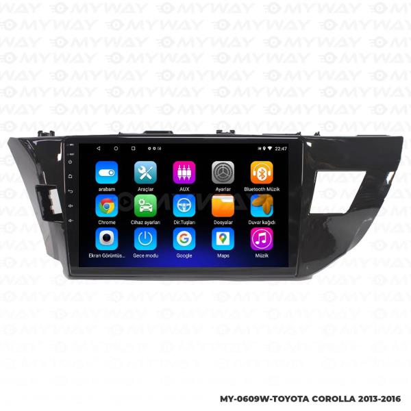 Audio StationToyota Corolla Android Carplay Navigasyon ve Multimedya Sistemi 2013-2016