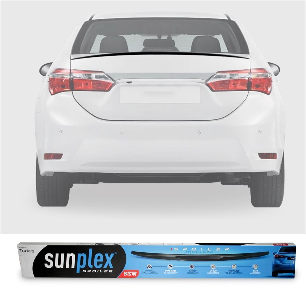 Toyota Corolla Spoiler Pianoblack Spoyler