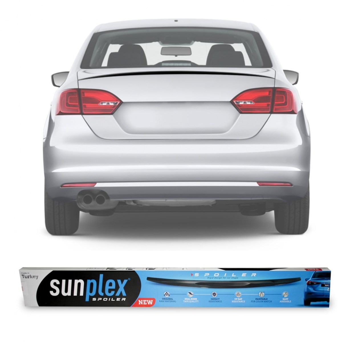 Volkswagen Jetta Spoiler Pianoblack Spoyler