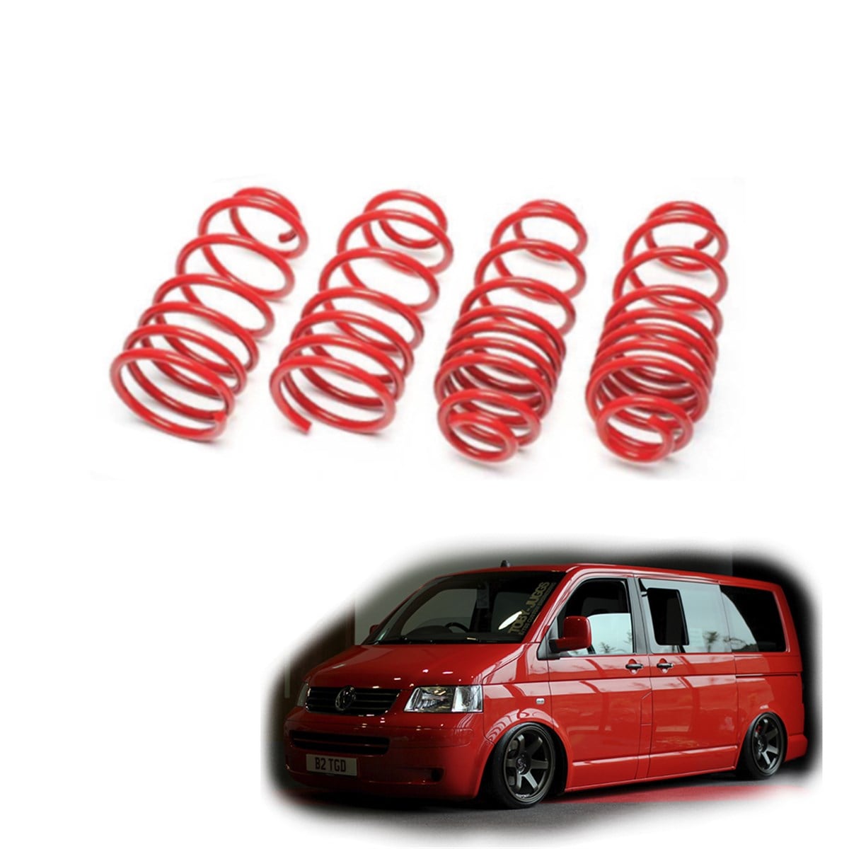 Volkswagen Transporter spor yay helezon 40mm/40mm 2003-2014 Coil-ex