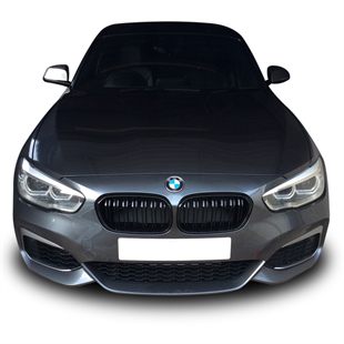 BMW F20 LCi 2015-2017 Arası M1 Piano Black Ön Panjur