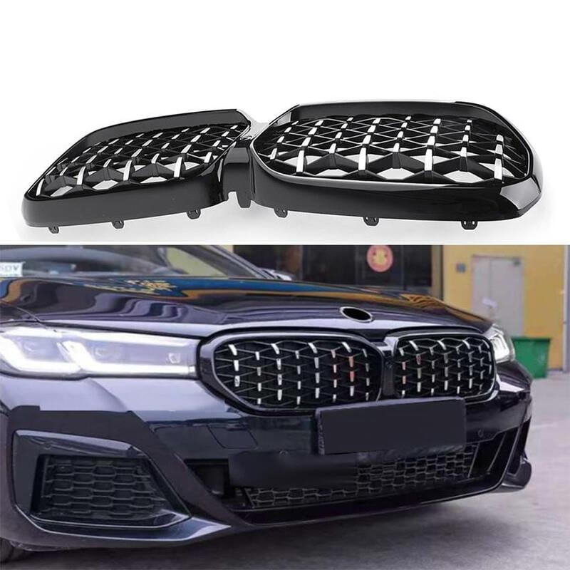 NETRONBmw G30 LCİ Panjur Böbrek Diamond Pianoblack 2021-2022