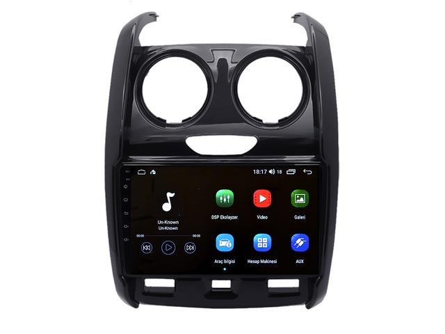 Audio StationDacia Duster Android Navigasyon ve Multimedya Sistemi 9 inç Double Teyp 2015-2017