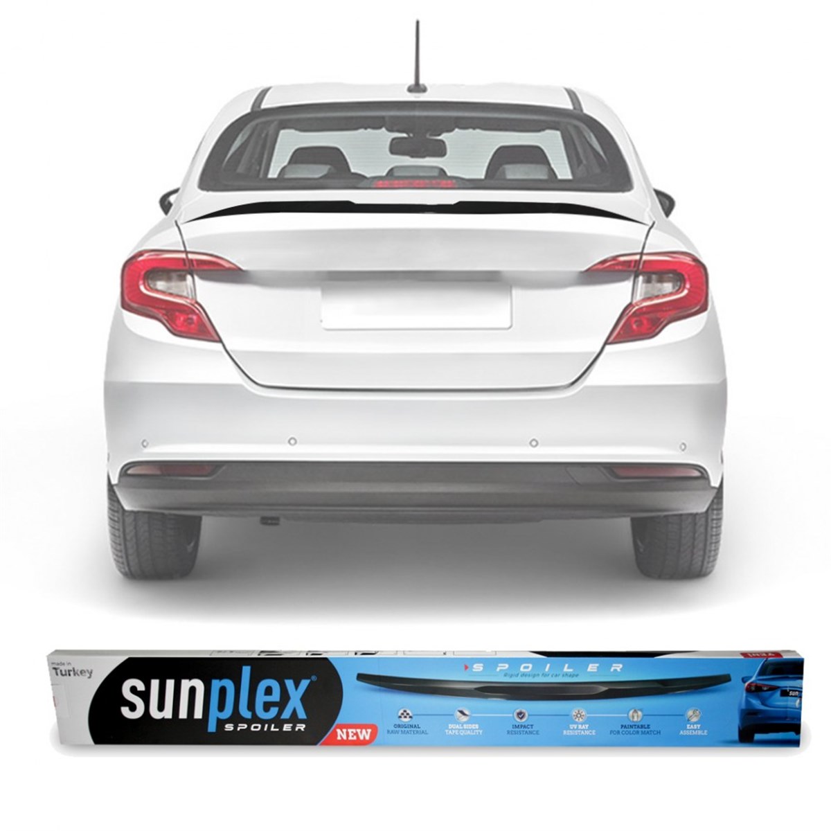 Fiat Egea Spoiler Pianoblack Spoyler