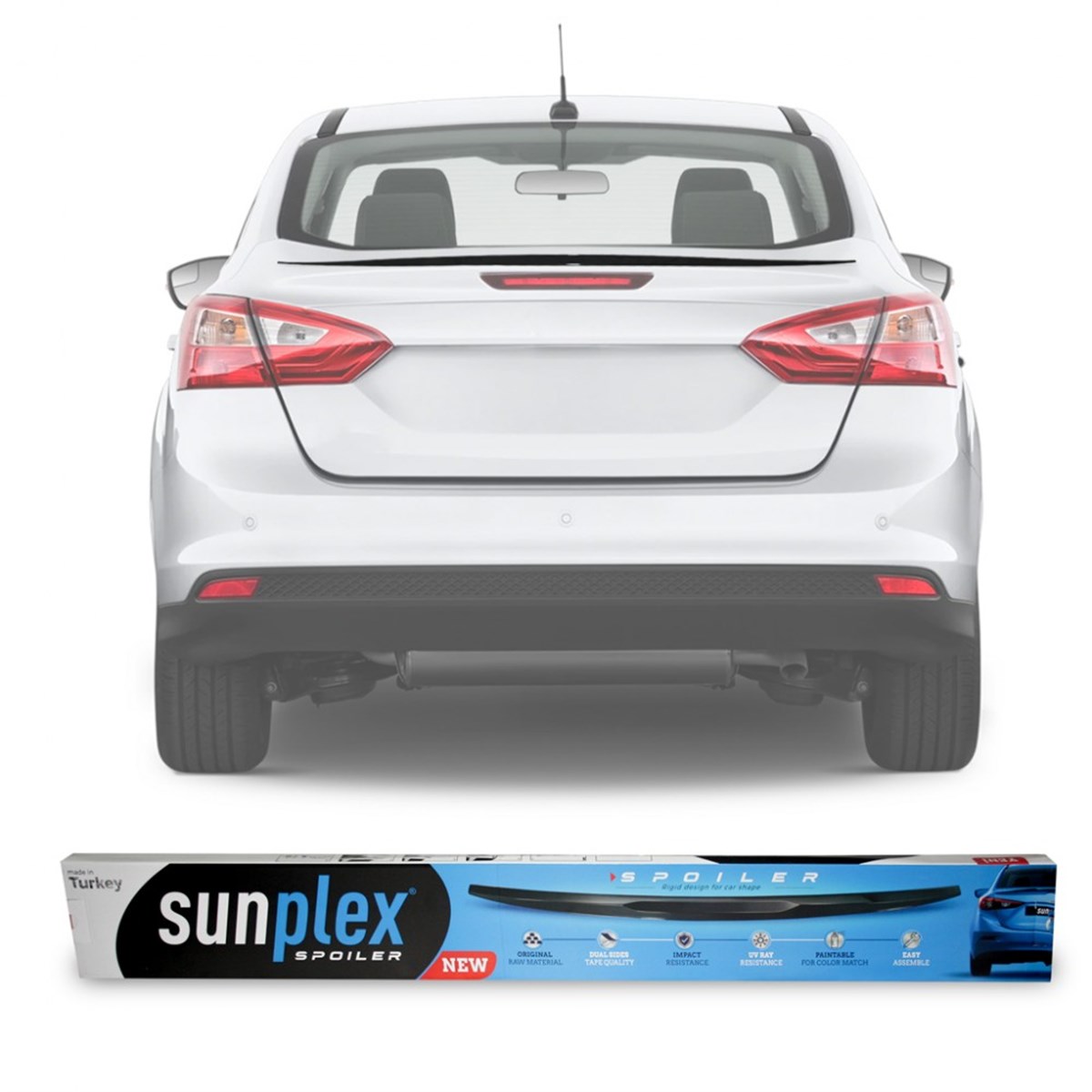 Ford Focus 3 Spoiler Pianoblack Spoyler