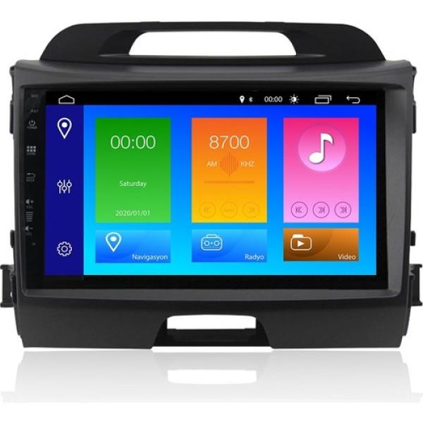 Audio StationKia Sportage 9 inç Android Navigasyon ve Multimedya Sistemi 2011-2015