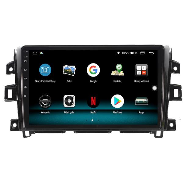 Audio StationNissan Navara 9 inç Android Navigasyon ve Multimedya Sistemi 2016 -2018