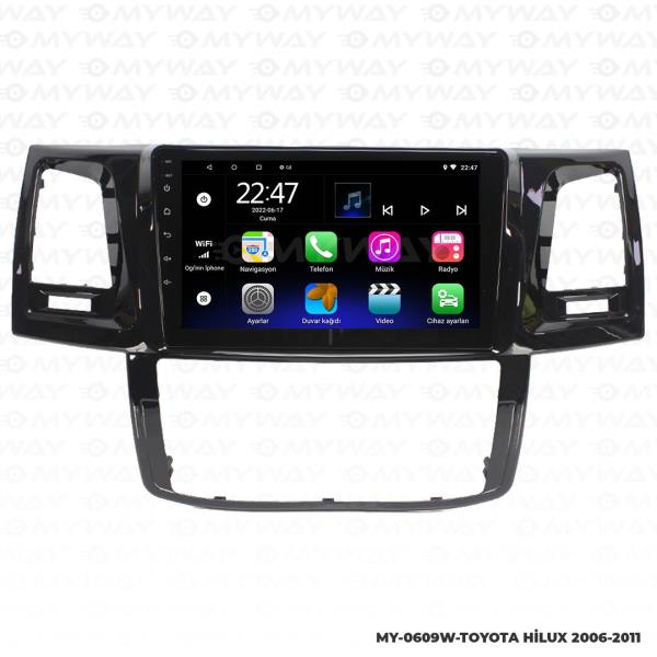 Audio StationToyota Hilux Android Carplay Navigasyon ve Multimedya Sistemi 2008-2012