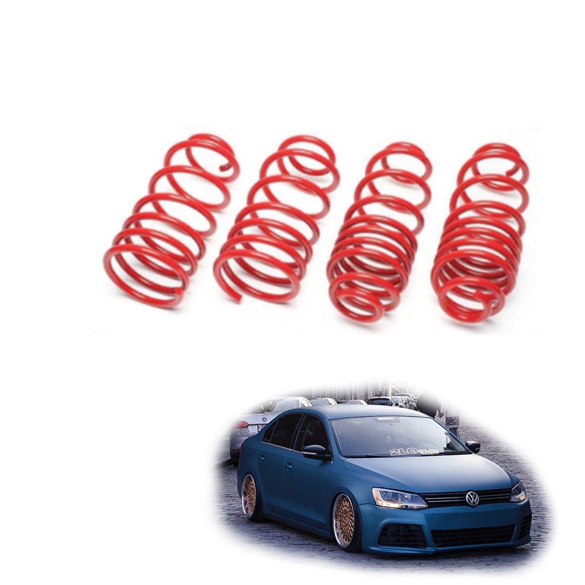 Volkswagen Jetta spor yay helezon 45mm/45mm 2011-2018 Coil-ex