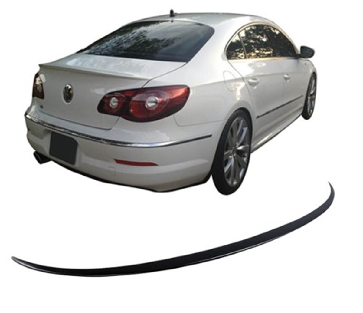 NETRONVolkswagen Passat CC Bagaj Üstü Spoiler Pianoblack