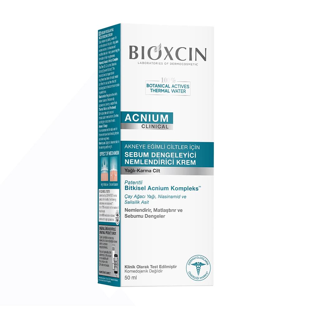 Bioxcin Acnium Sebum Dengeleyici Nemlendirici Krem 50 ml - Yağlı & Karma Ciltler İçin