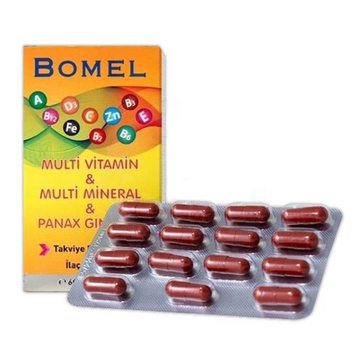Bomel Multivitamin & Multimineral & Panax Ginseng 60 Kapsül Fiyatı
