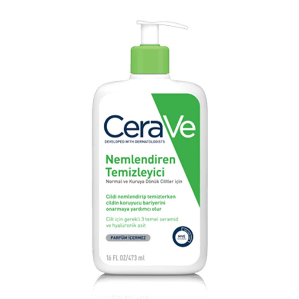 CeraVe Nemlendiren Temizleyici 473 ml - Normal ve Kuruya Dönük Ciltler İçin