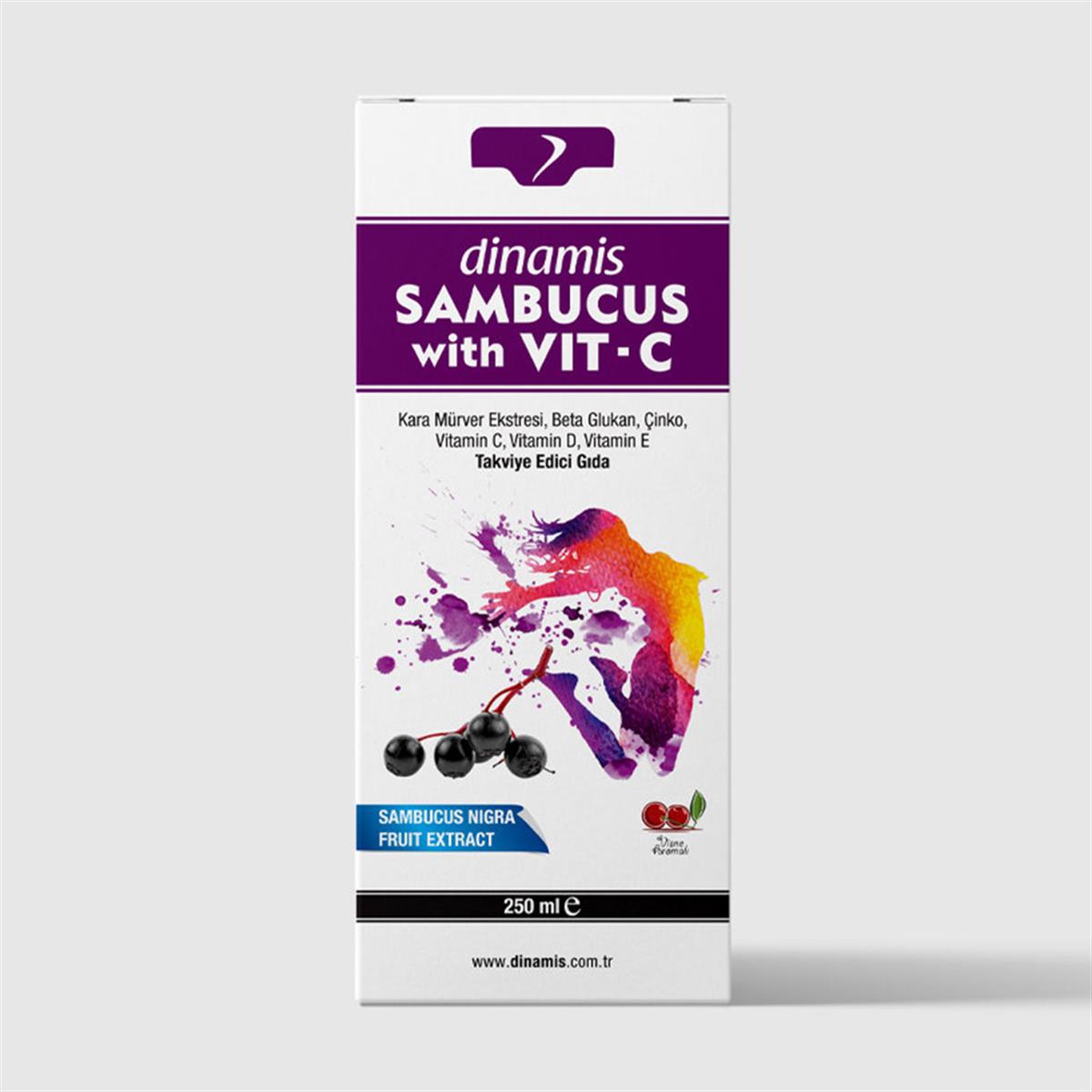 Dinamis Sambucus With Vit-C 250 ml