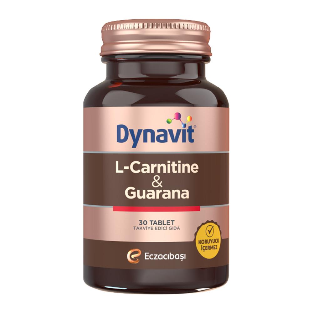 Dynavit L-Carnitine & Guarana 30 Tablet | Vitamin Dolabı