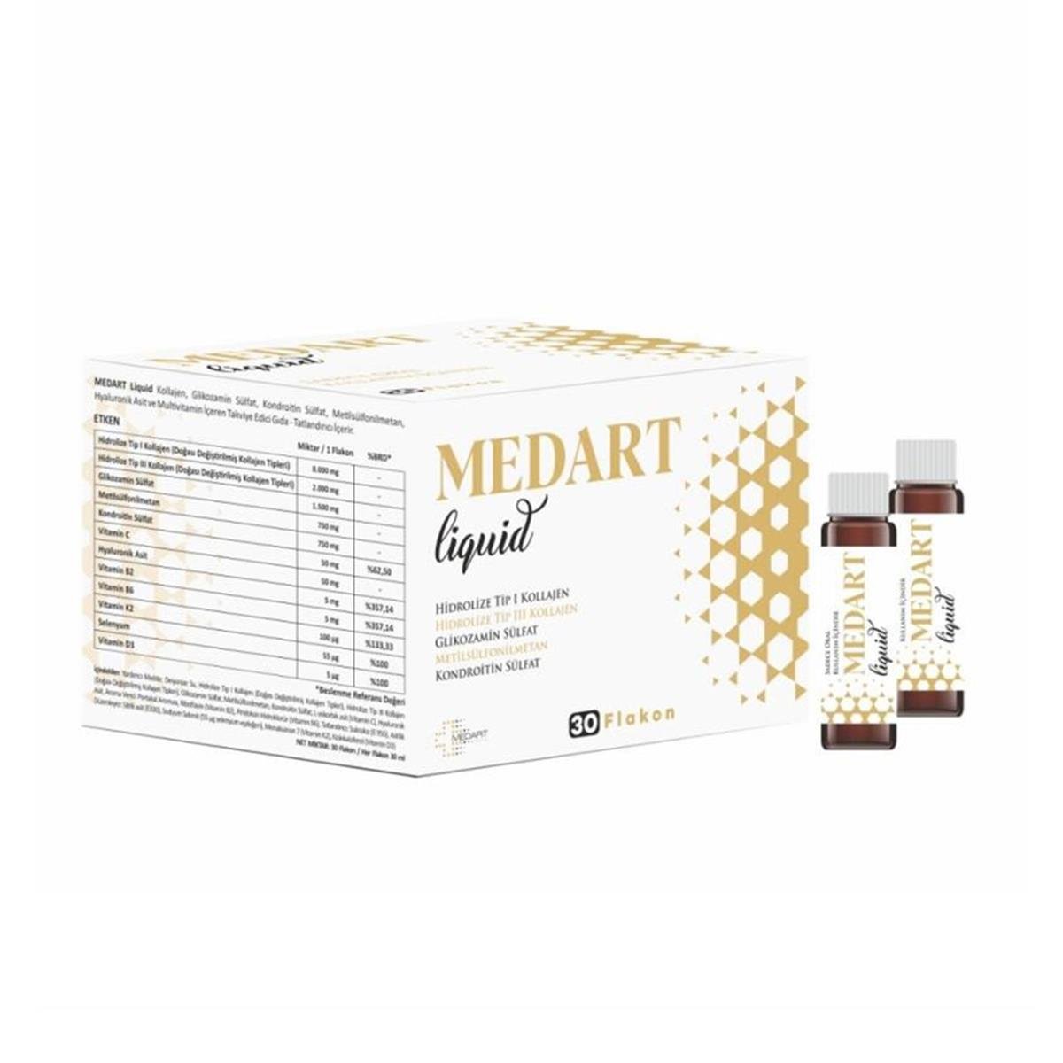 Medart Liquid 30 ml 30 Flakon Vitamin Dolabı